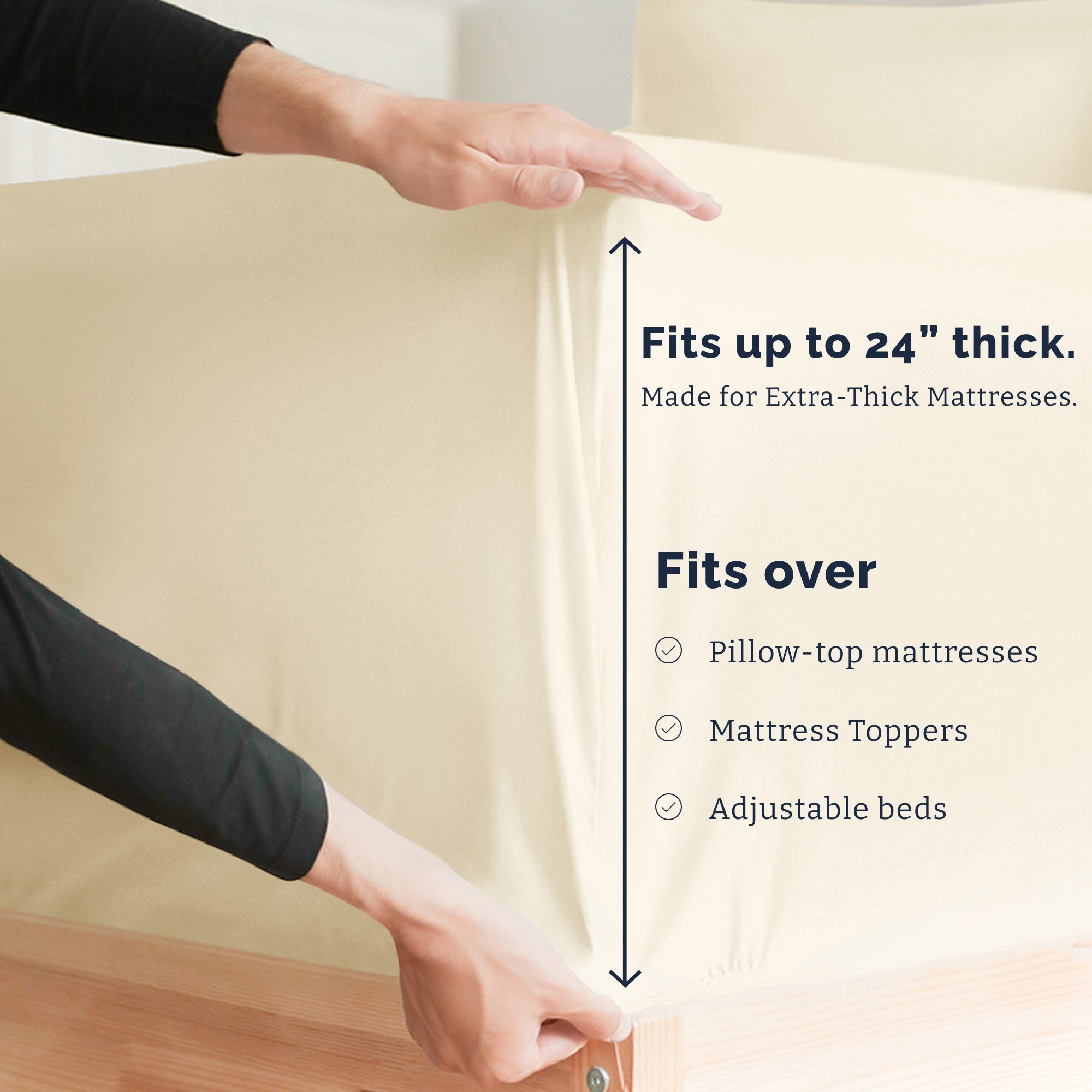 4 Piece Deep Pocket Sheet Set