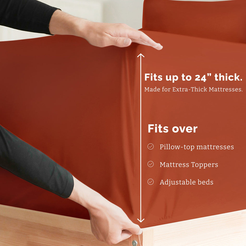 4 Piece Deep Pocket Sheet Set