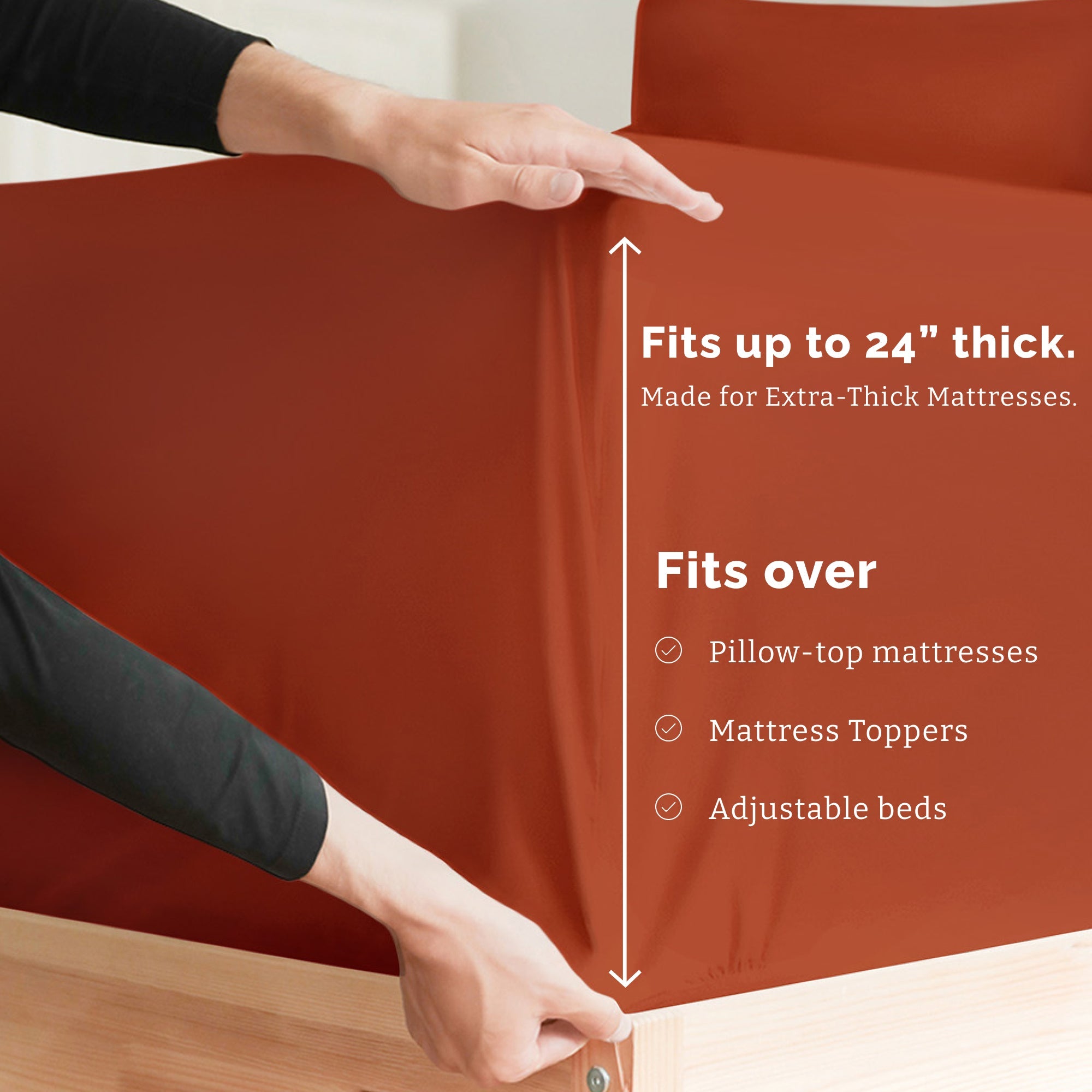 4 Piece Deep Pocket Sheet Set