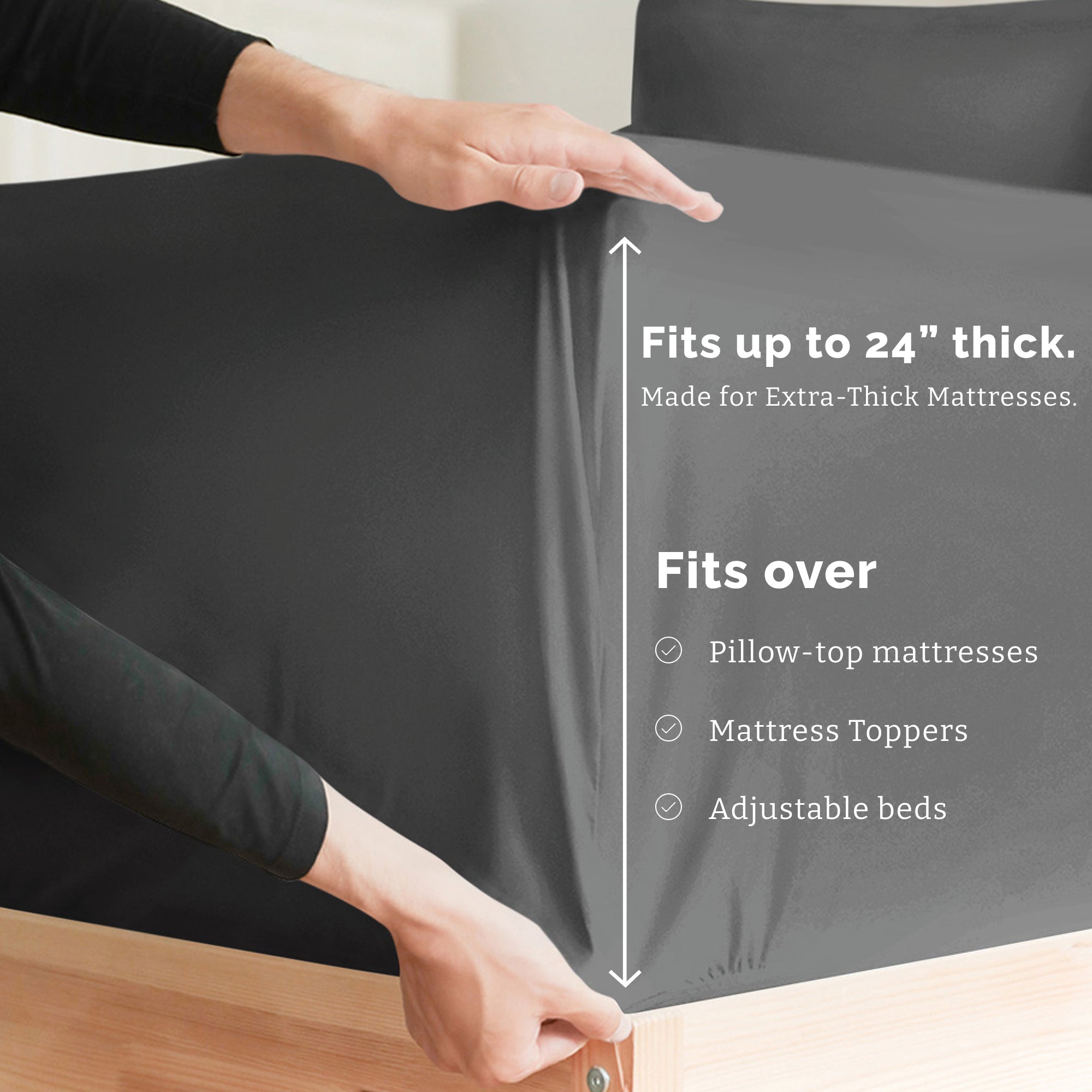 4 Piece Deep Pocket Sheet Set