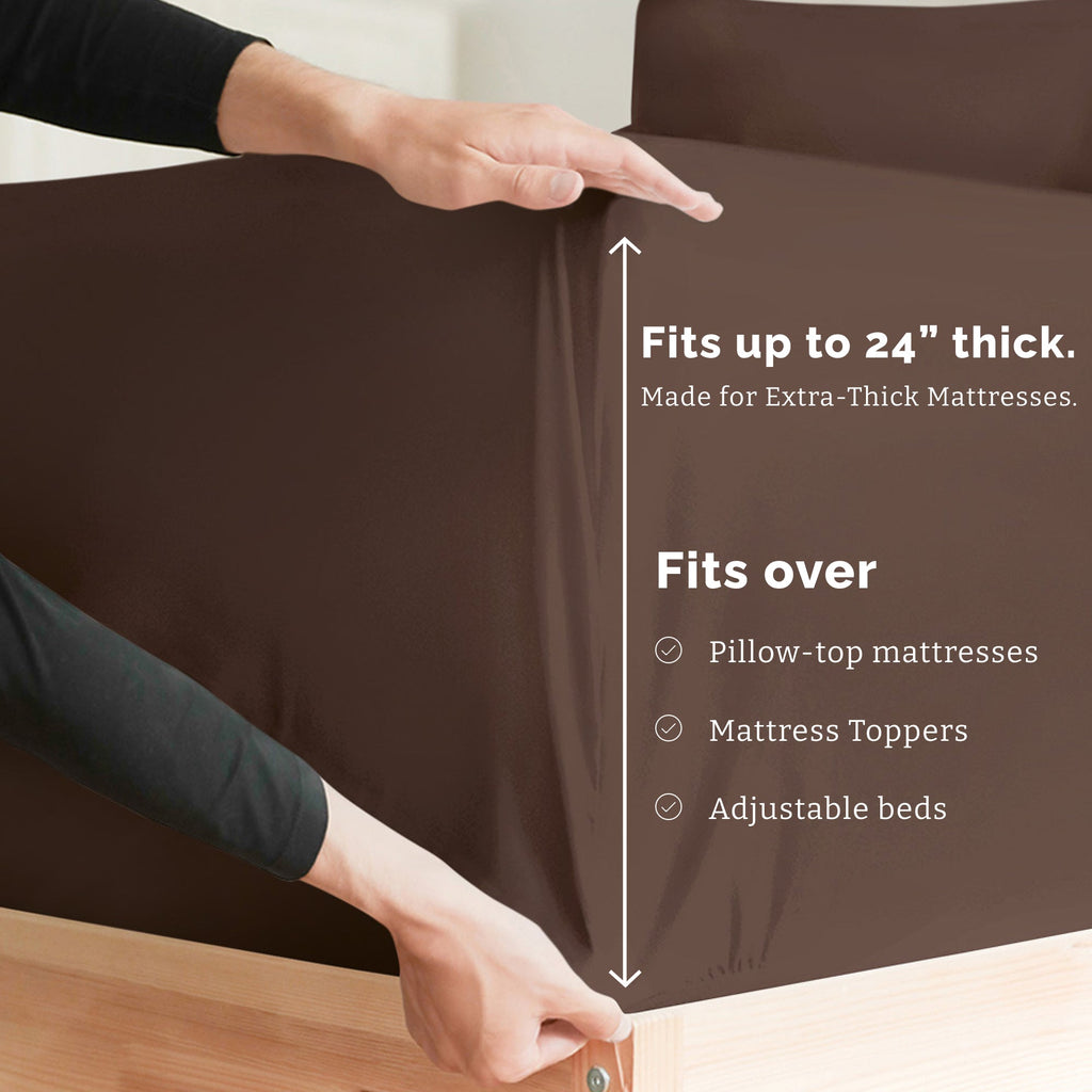 4 Piece Deep Pocket Sheet Set