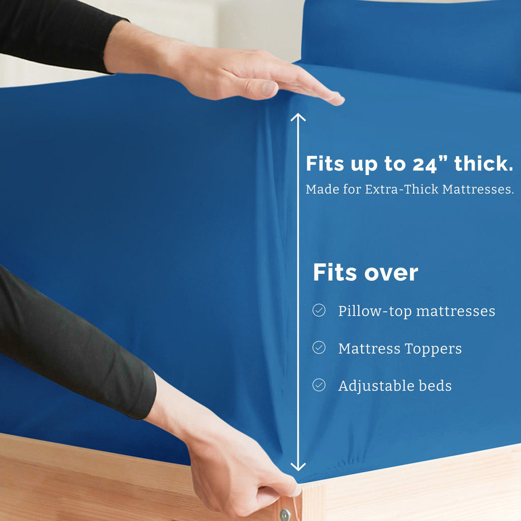 4 Piece Deep Pocket Sheet Set
