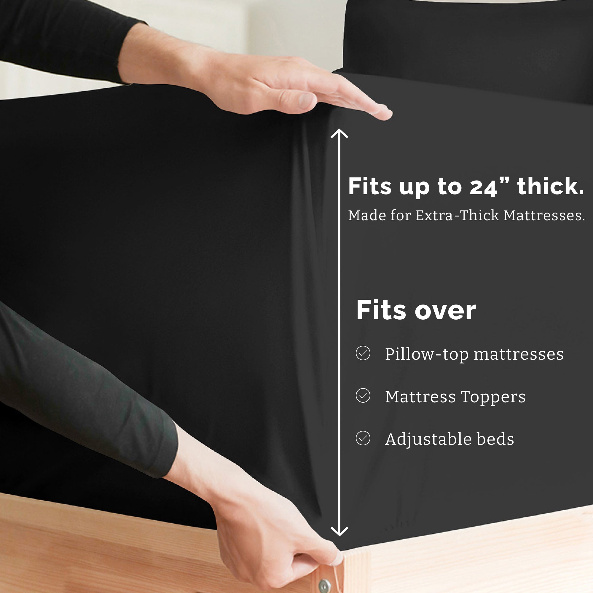 4 Piece Deep Pocket Sheet Set