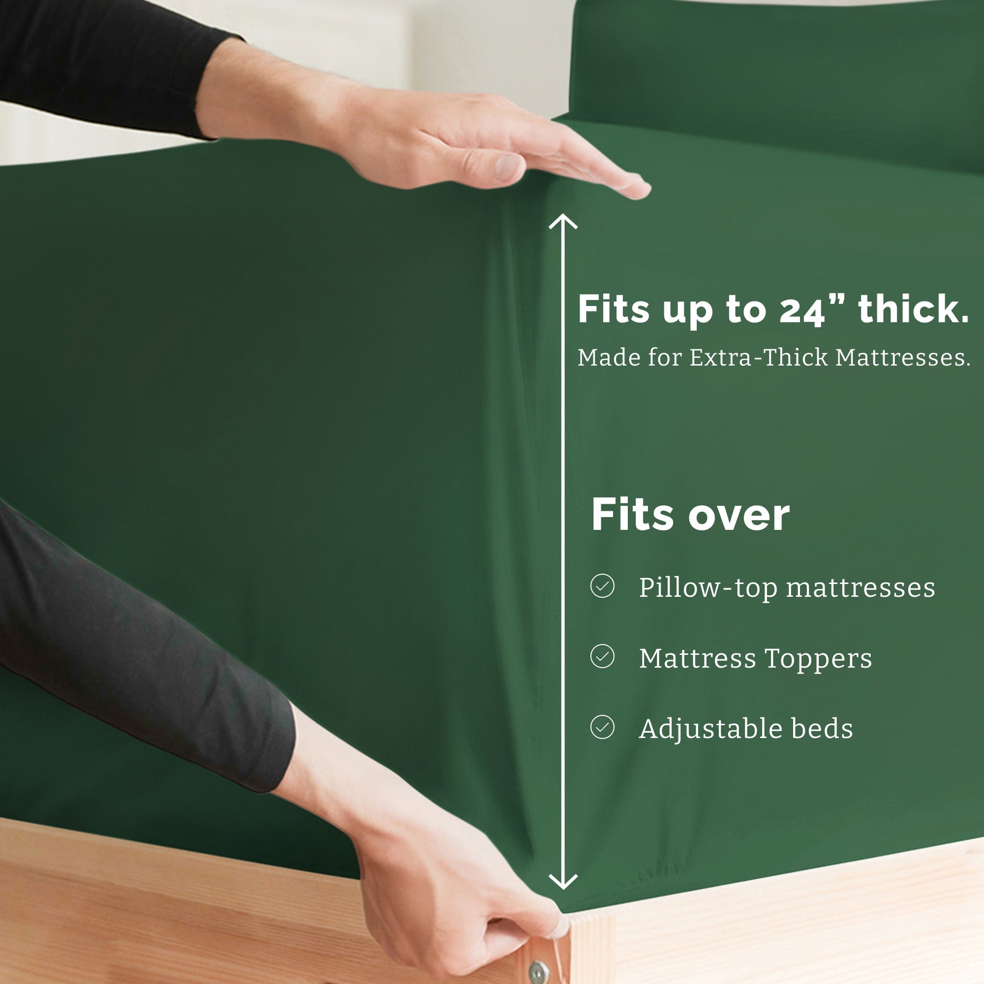 4 Piece Deep Pocket Sheet Set