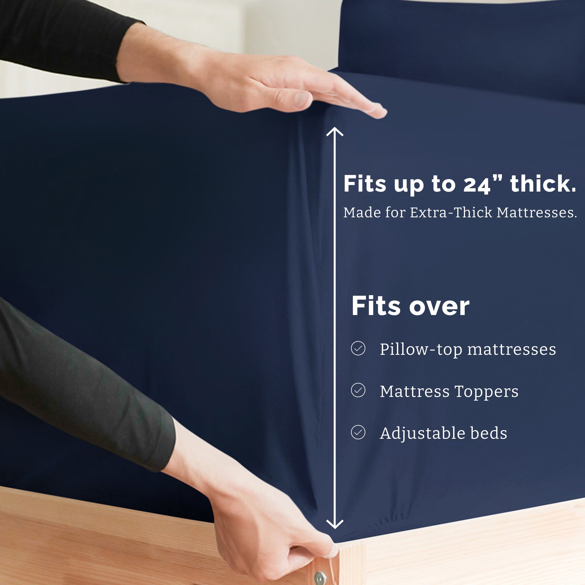 4 Piece Deep Pocket Sheet Set