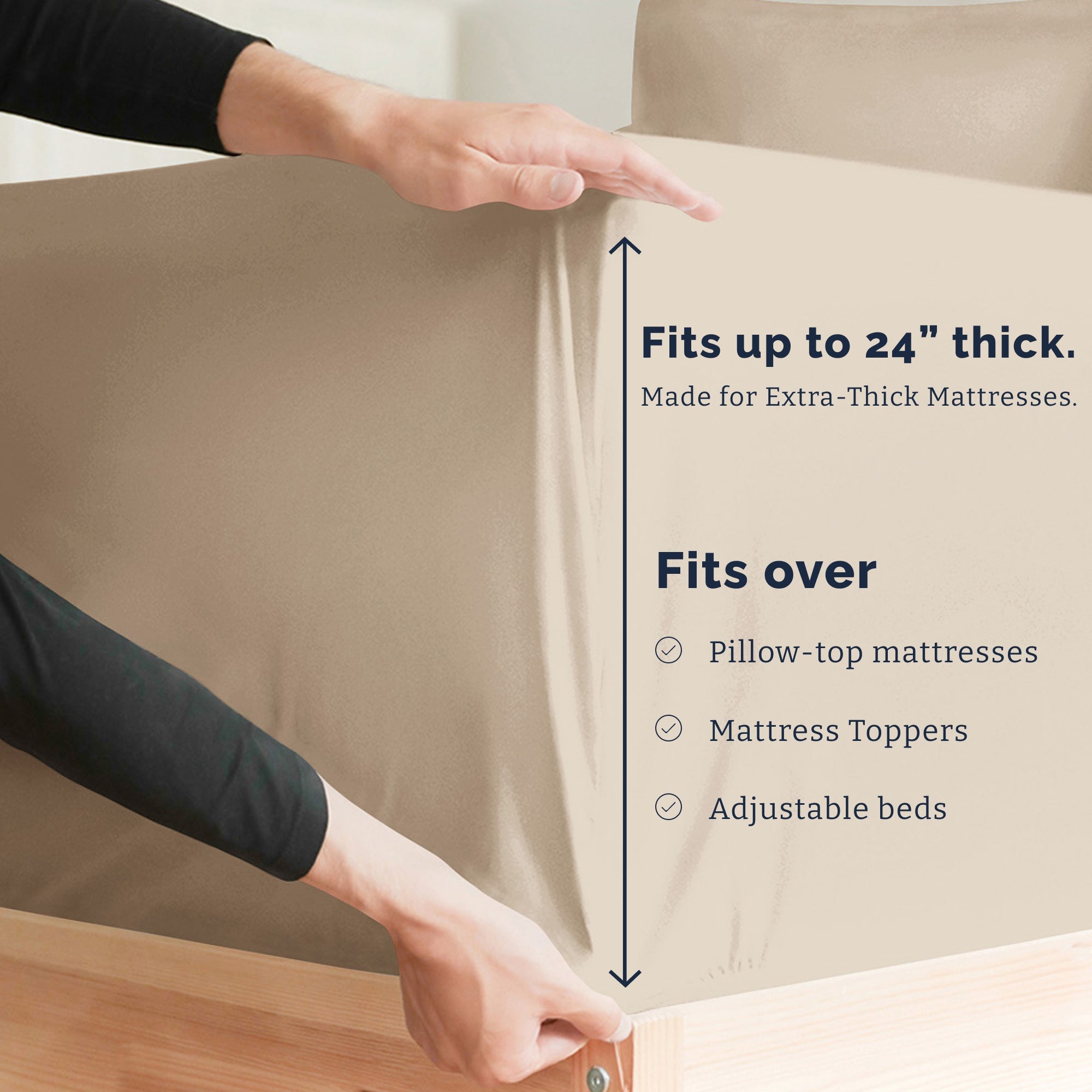 4 Piece Deep Pocket Sheet Set