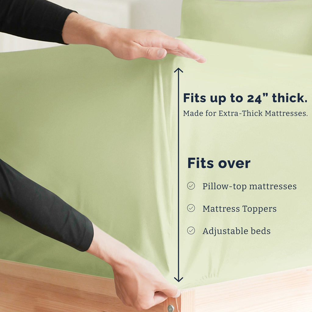 4 Piece Deep Pocket Sheet Set