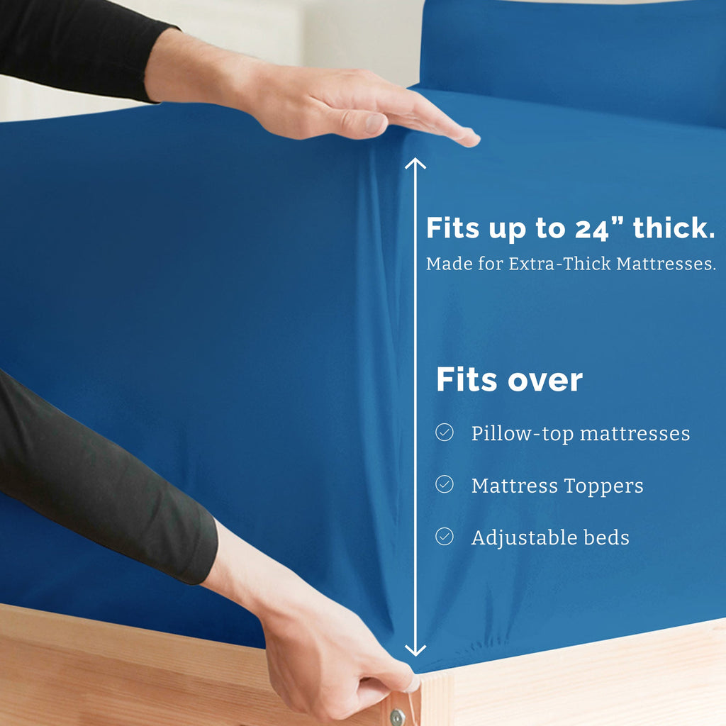 4 Piece Deep Pocket Sheet Set