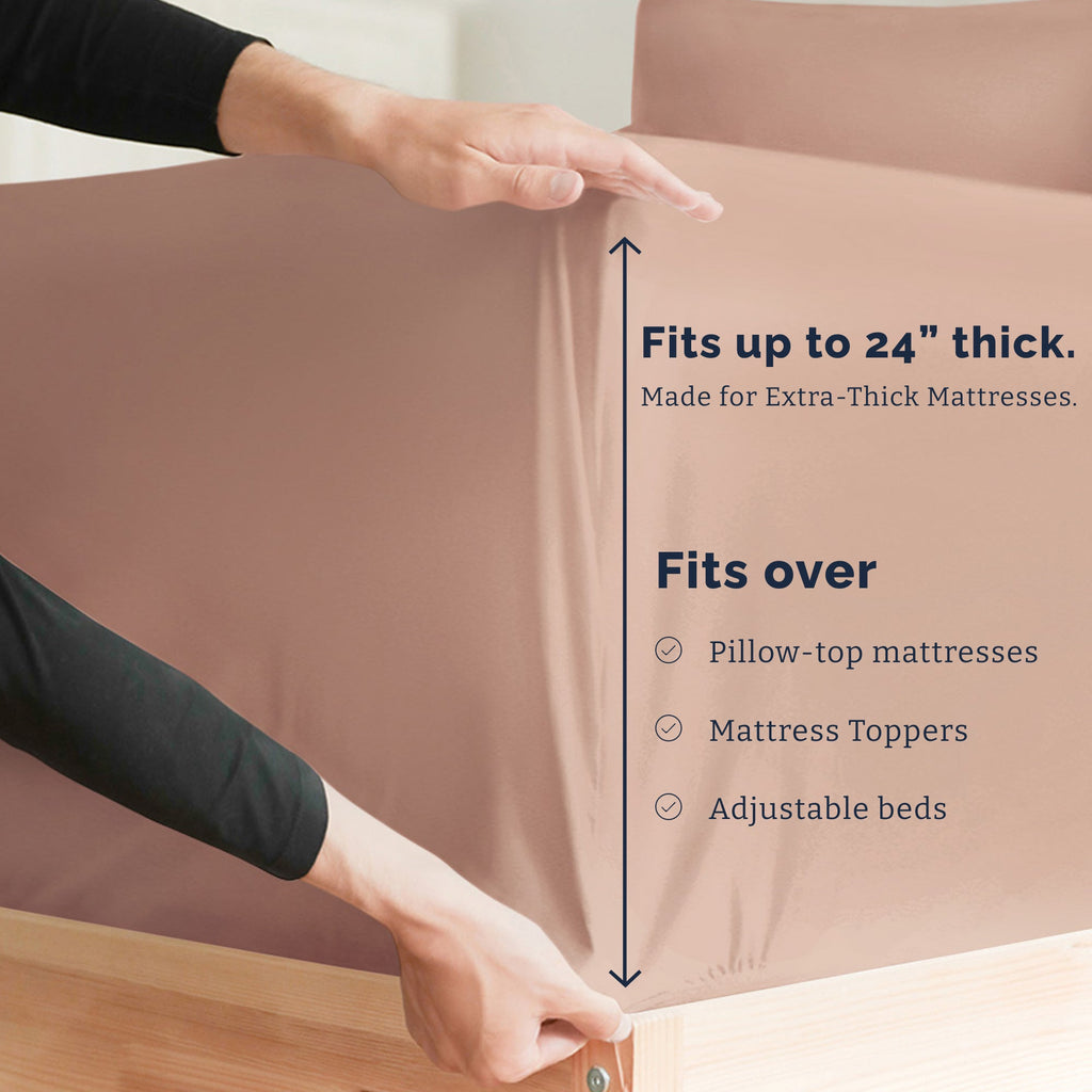4 Piece Deep Pocket Sheet Set