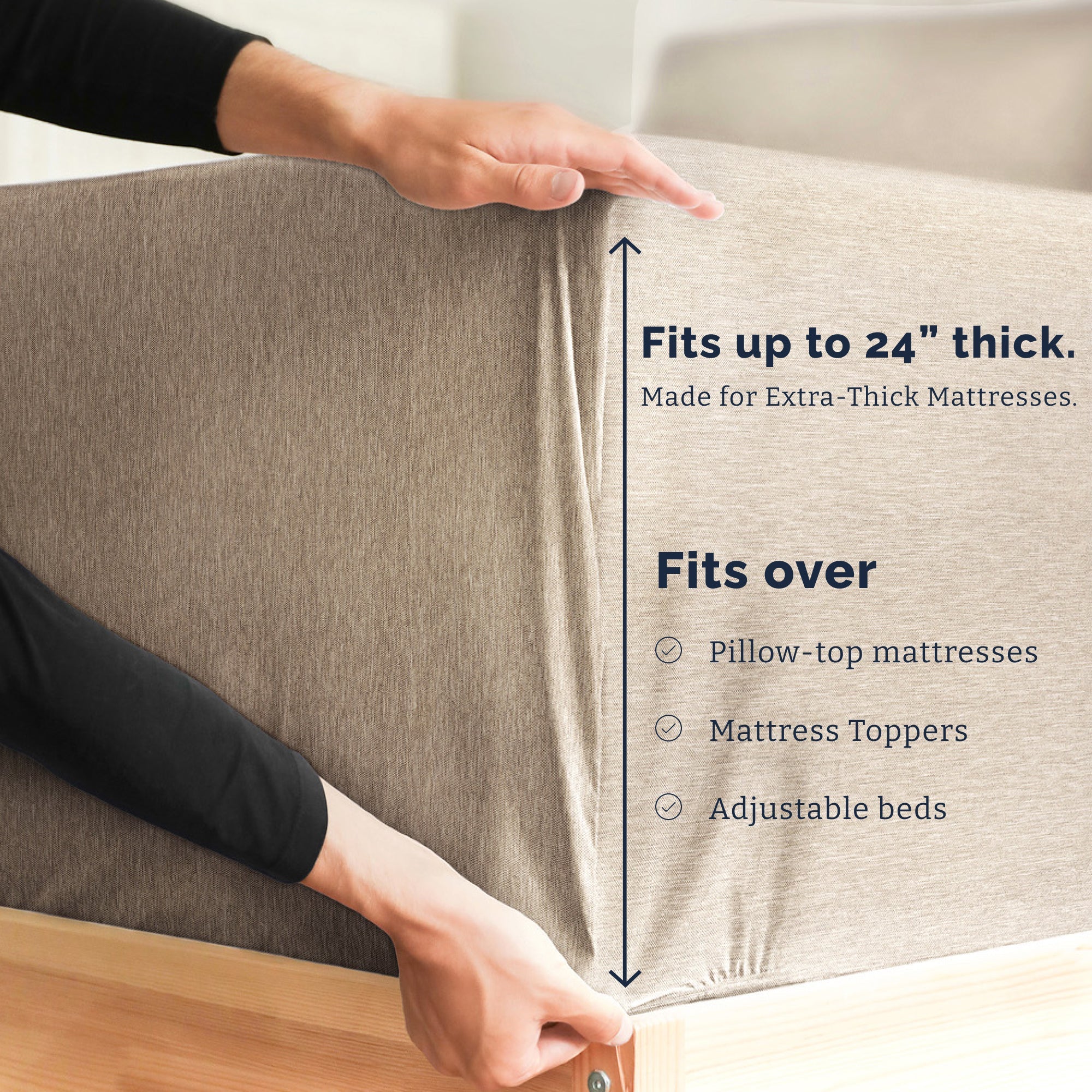 4 Piece Deep Pocket Sheet Set