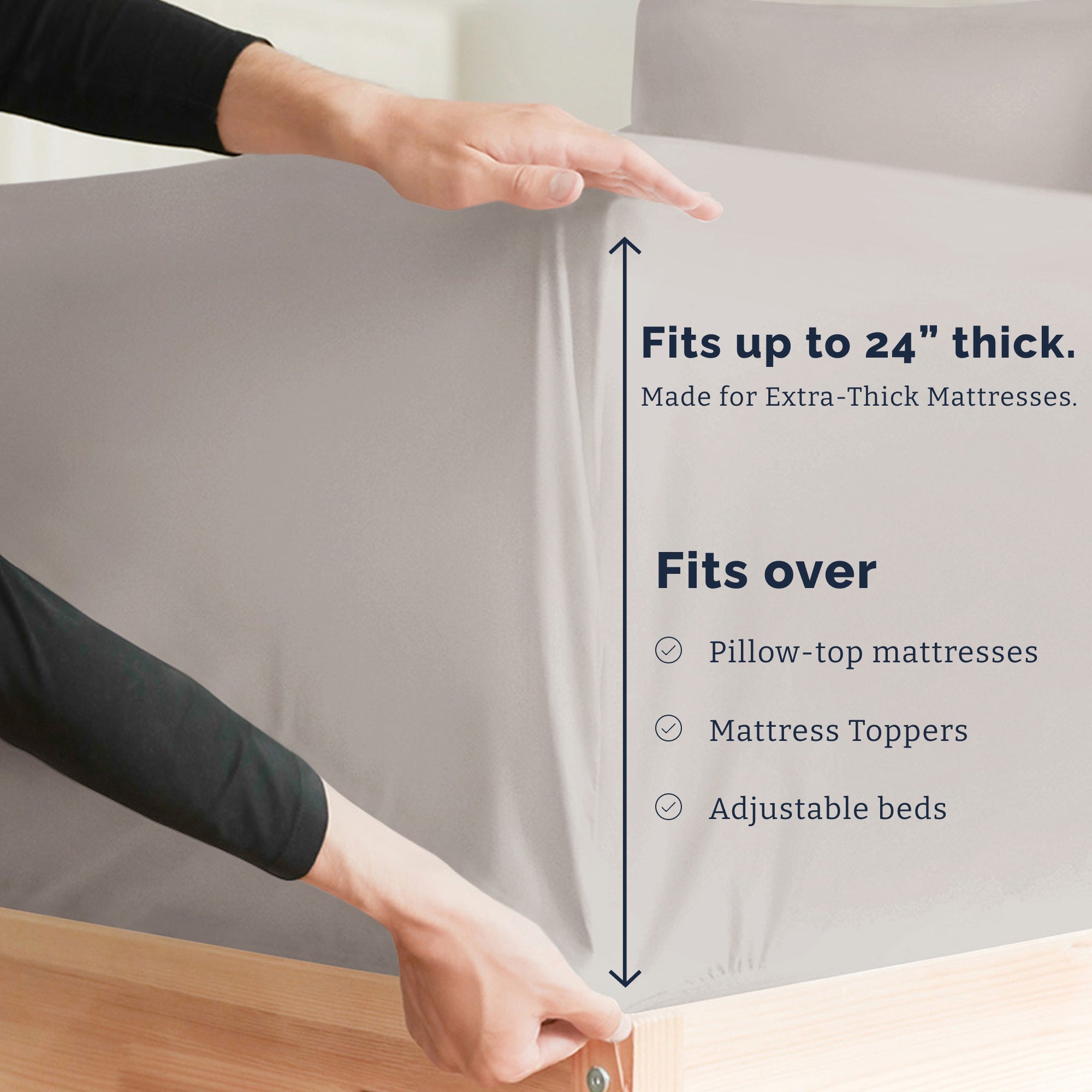 4 Piece Deep Pocket Sheet Set