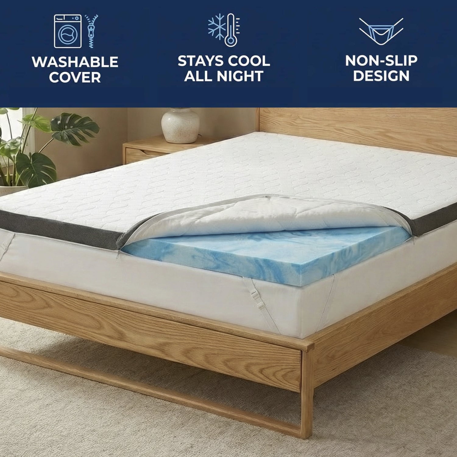 Mattress Topper With Cover