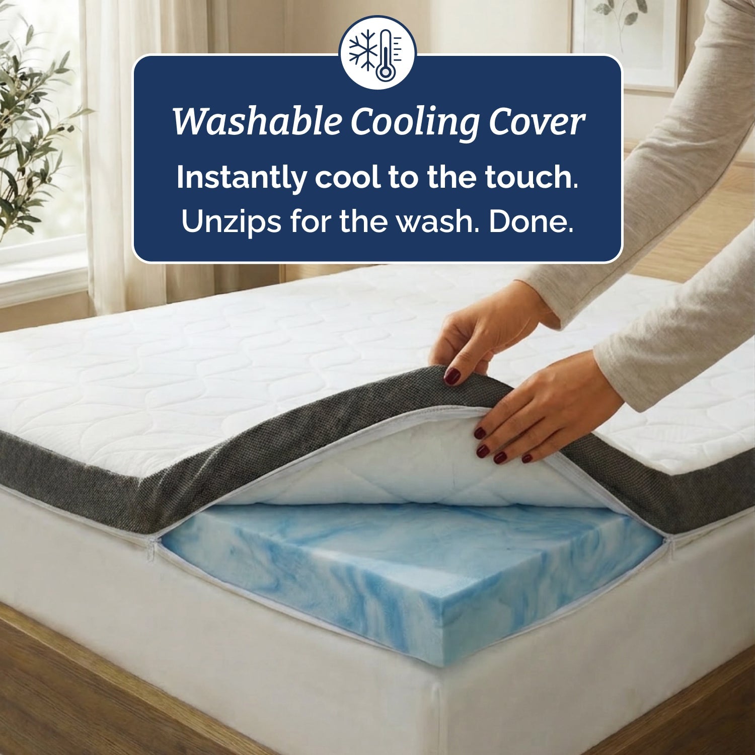 Mattress Topper With Cover