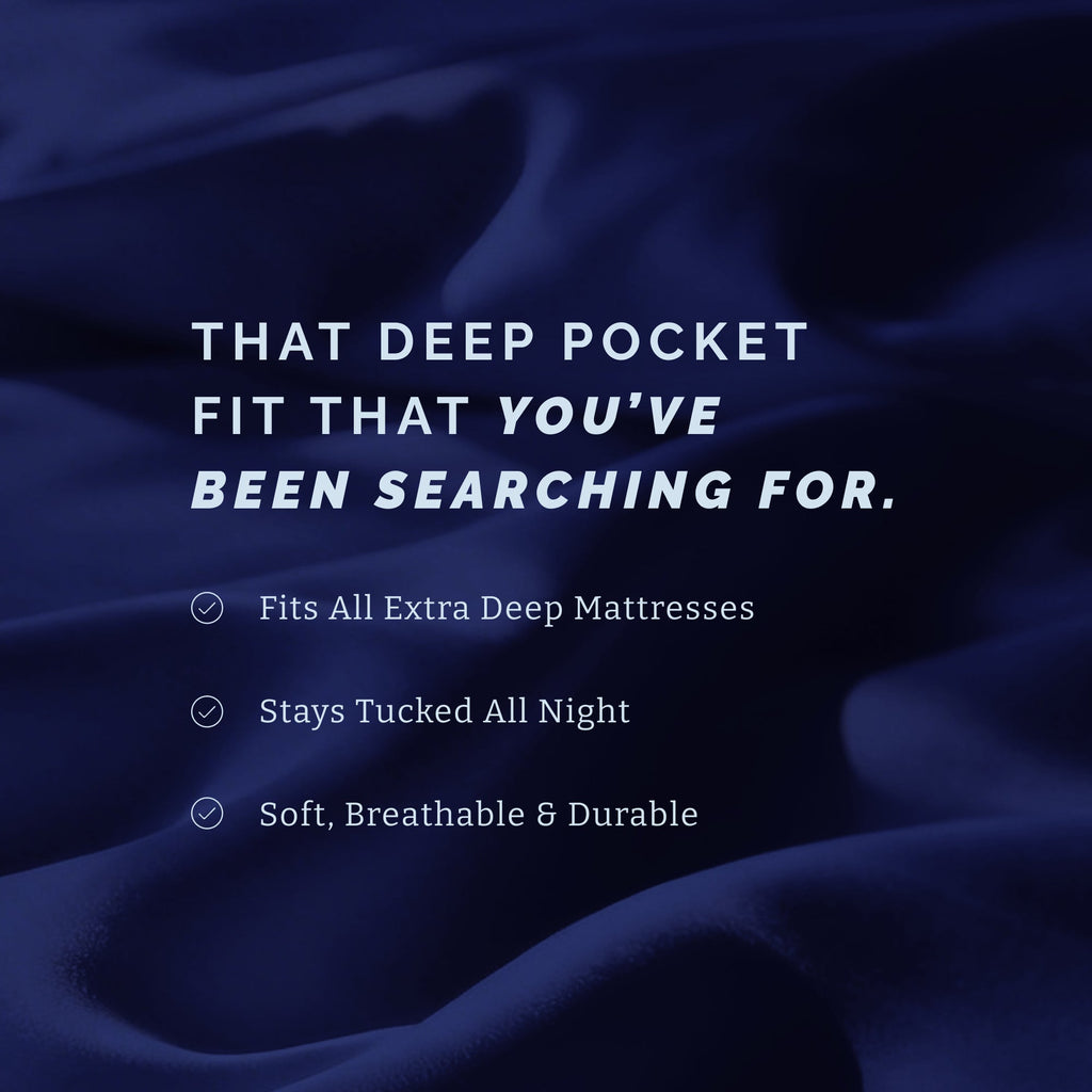 4 Piece Deep Pocket Sheet Set