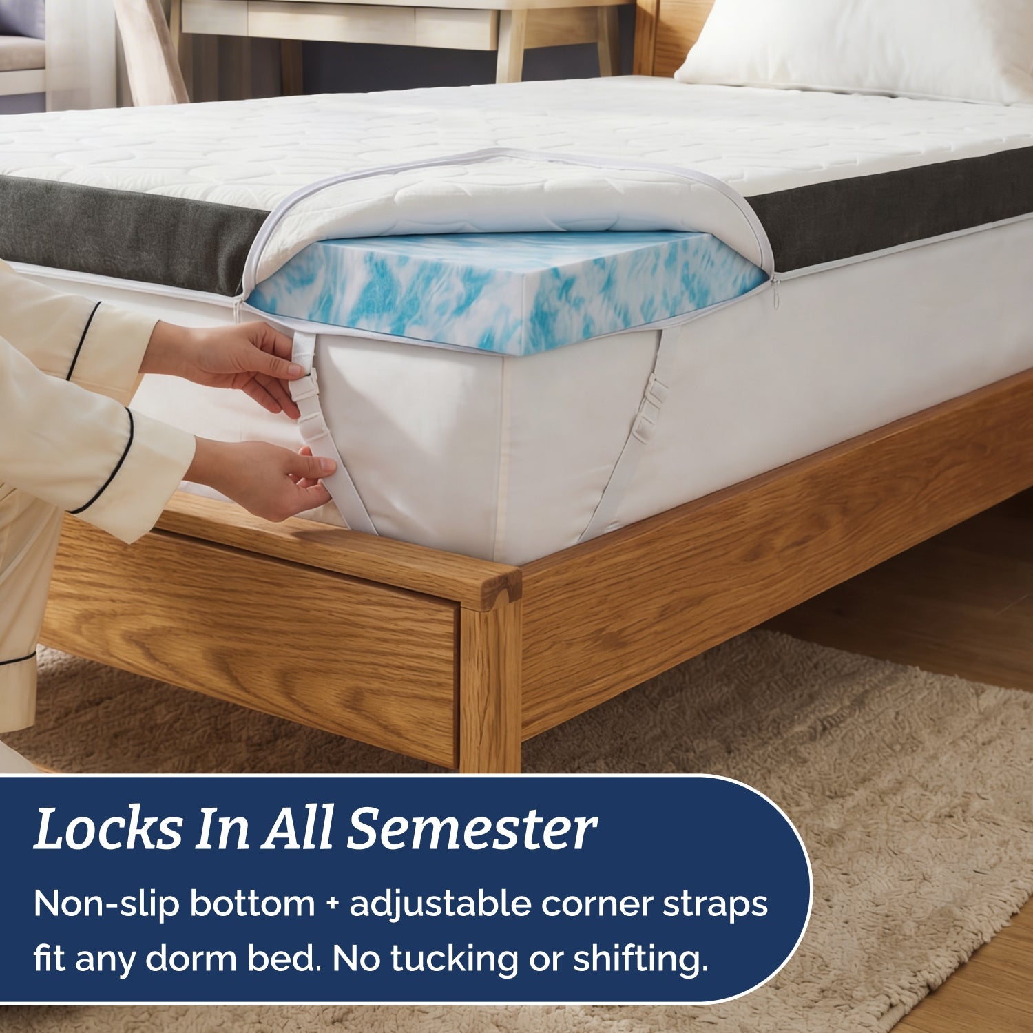 Mattress Topper With Cover