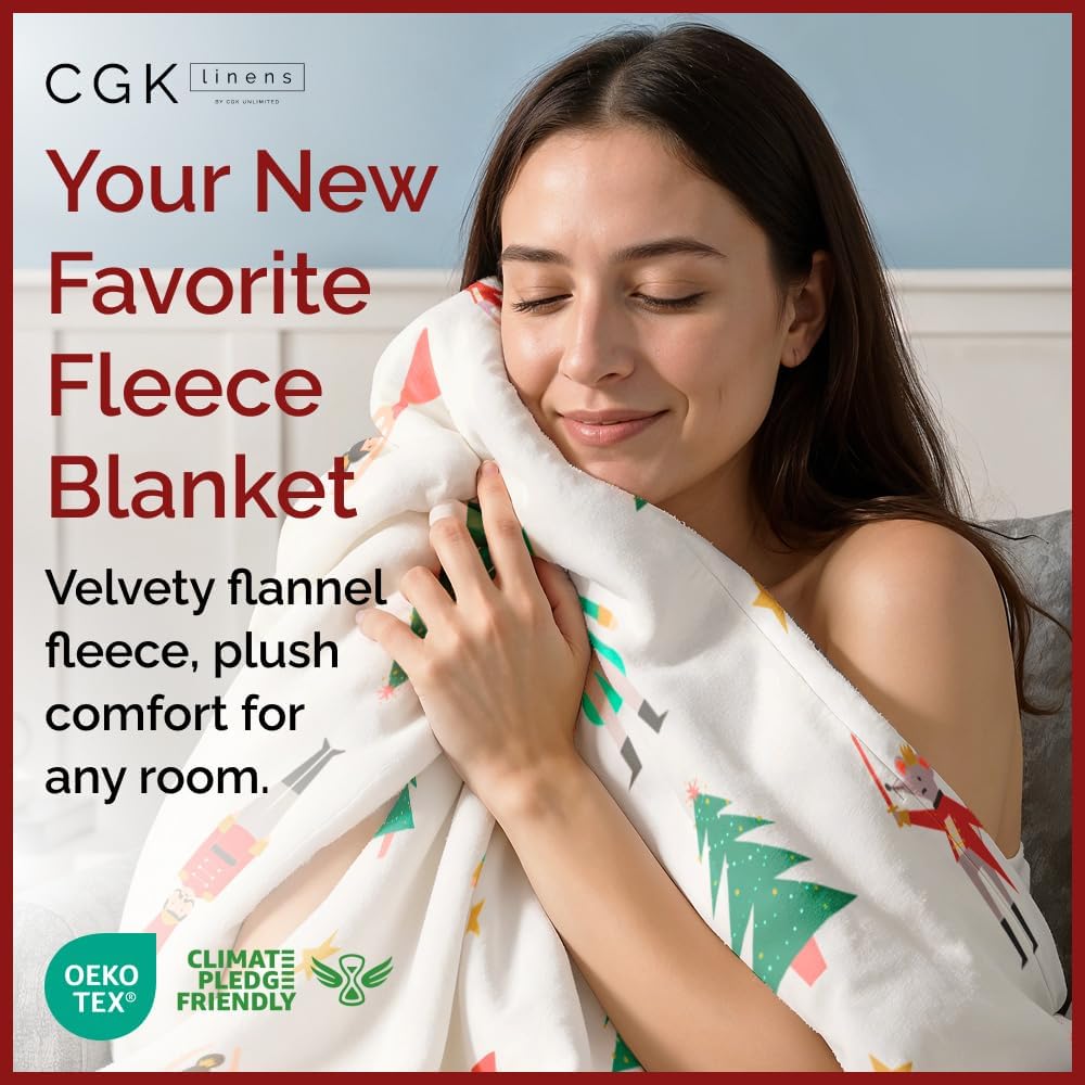 Christmas Printed Flannel Blanket