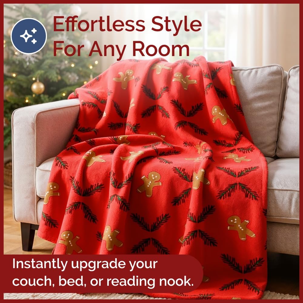 Christmas Printed Flannel Blanket