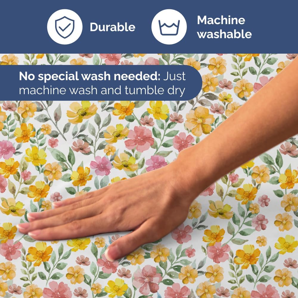 4 Piece Floral Sheet Set
