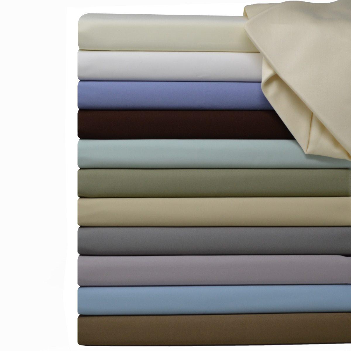 Cotton Fitted Sheet Only (11-16 inches) - Solid 600 Thread Count