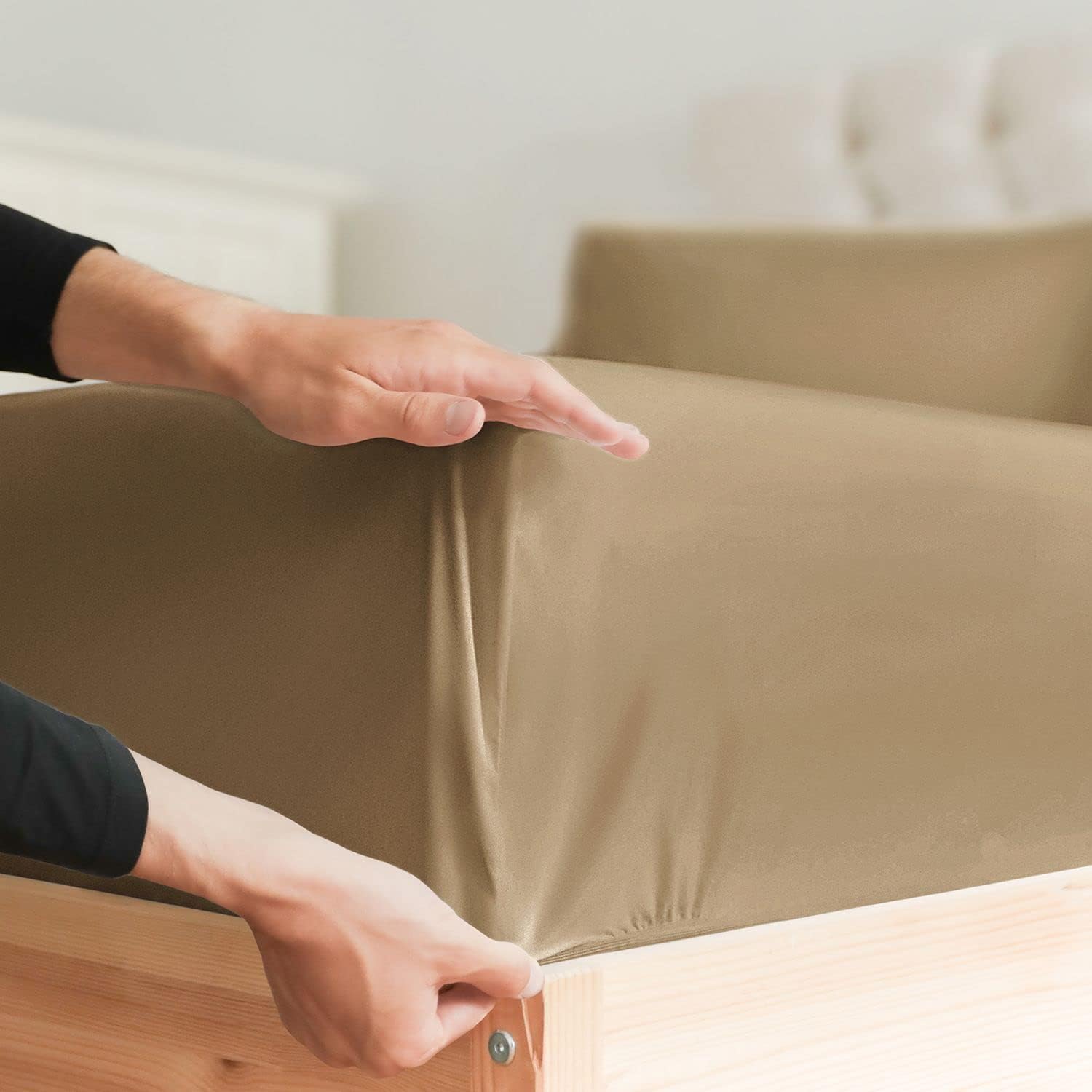 Deep Pocket Single Fitted Sheet