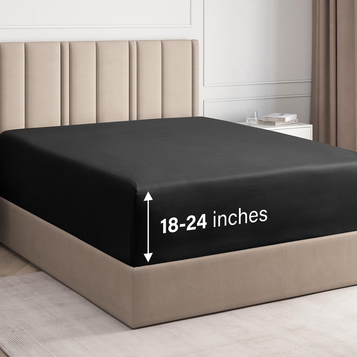 Deep Pocket Single Fitted Sheet