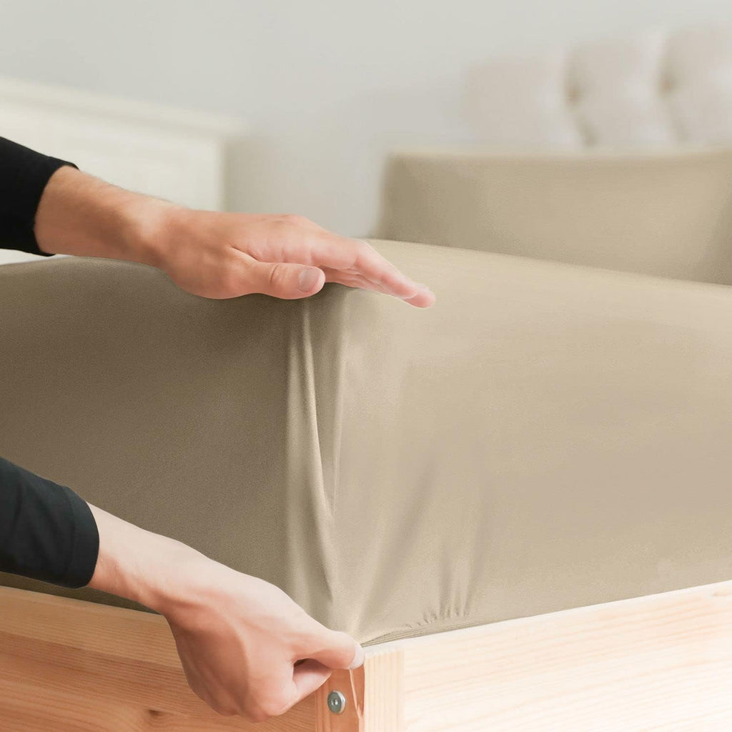 Deep Pocket Single Fitted Sheet