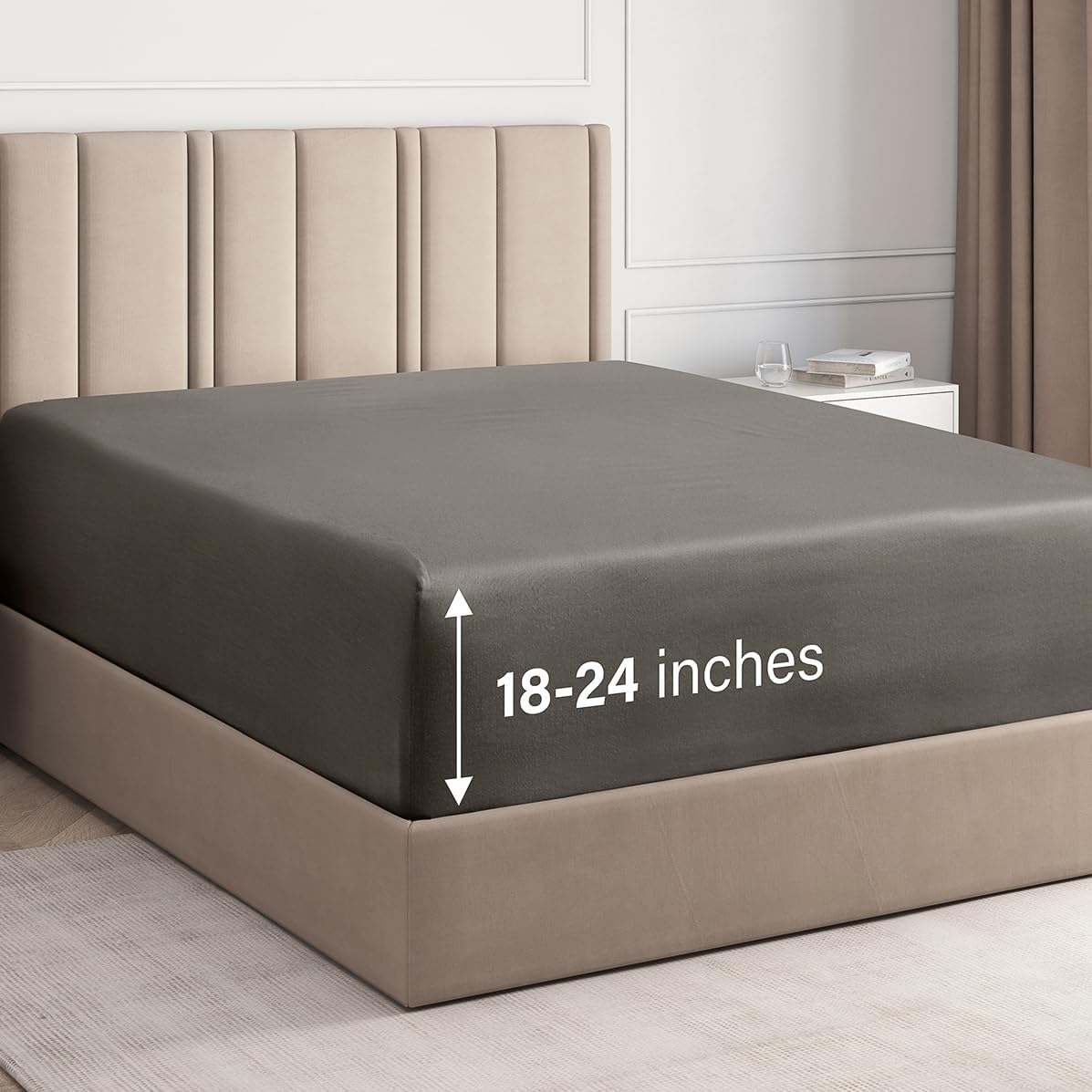 Deep Pocket Single Fitted Sheet
