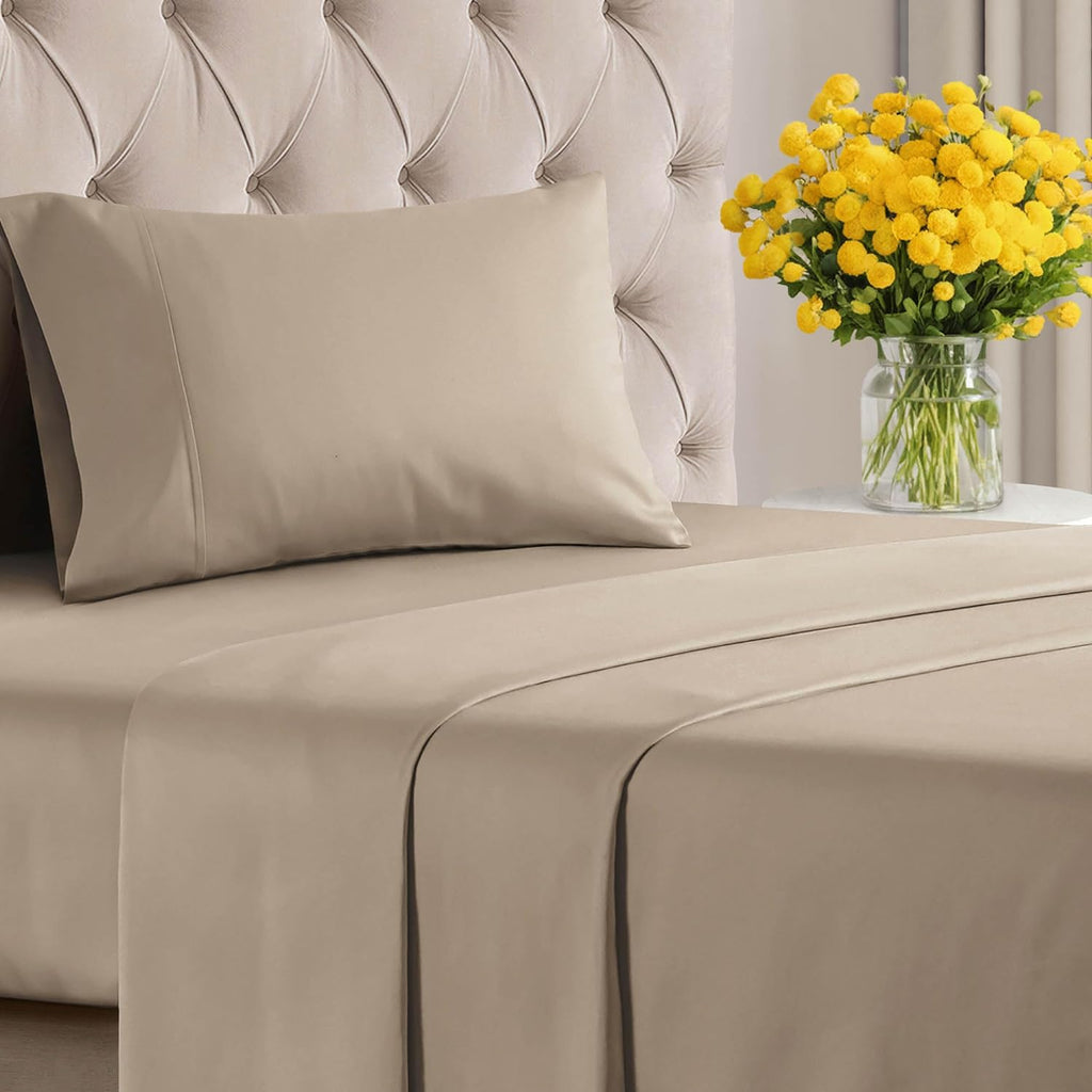 Cotton 1000 Thread Count 4 Piece Sheet Set
