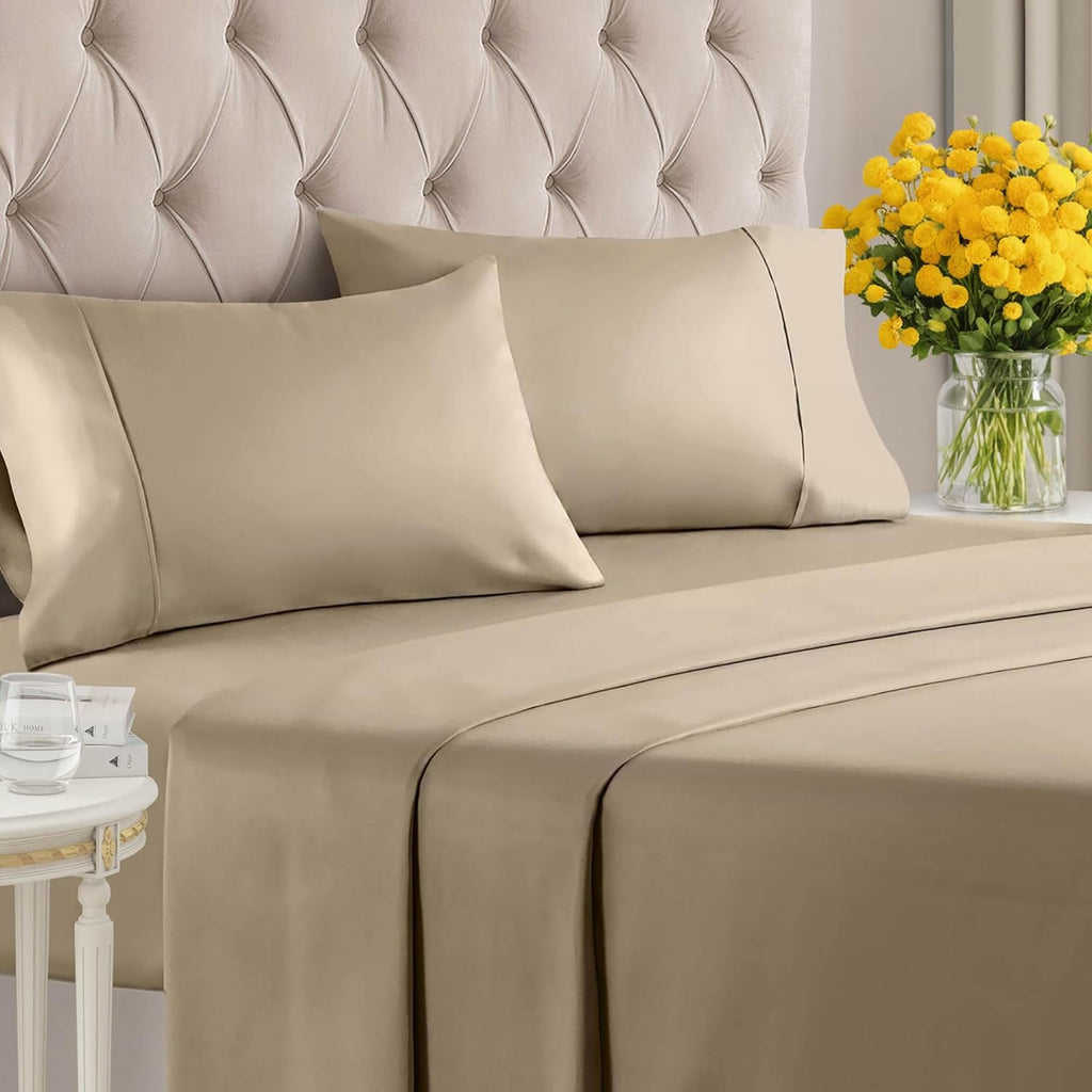 Cotton 1000 Thread Count 4 Piece Sheet Set