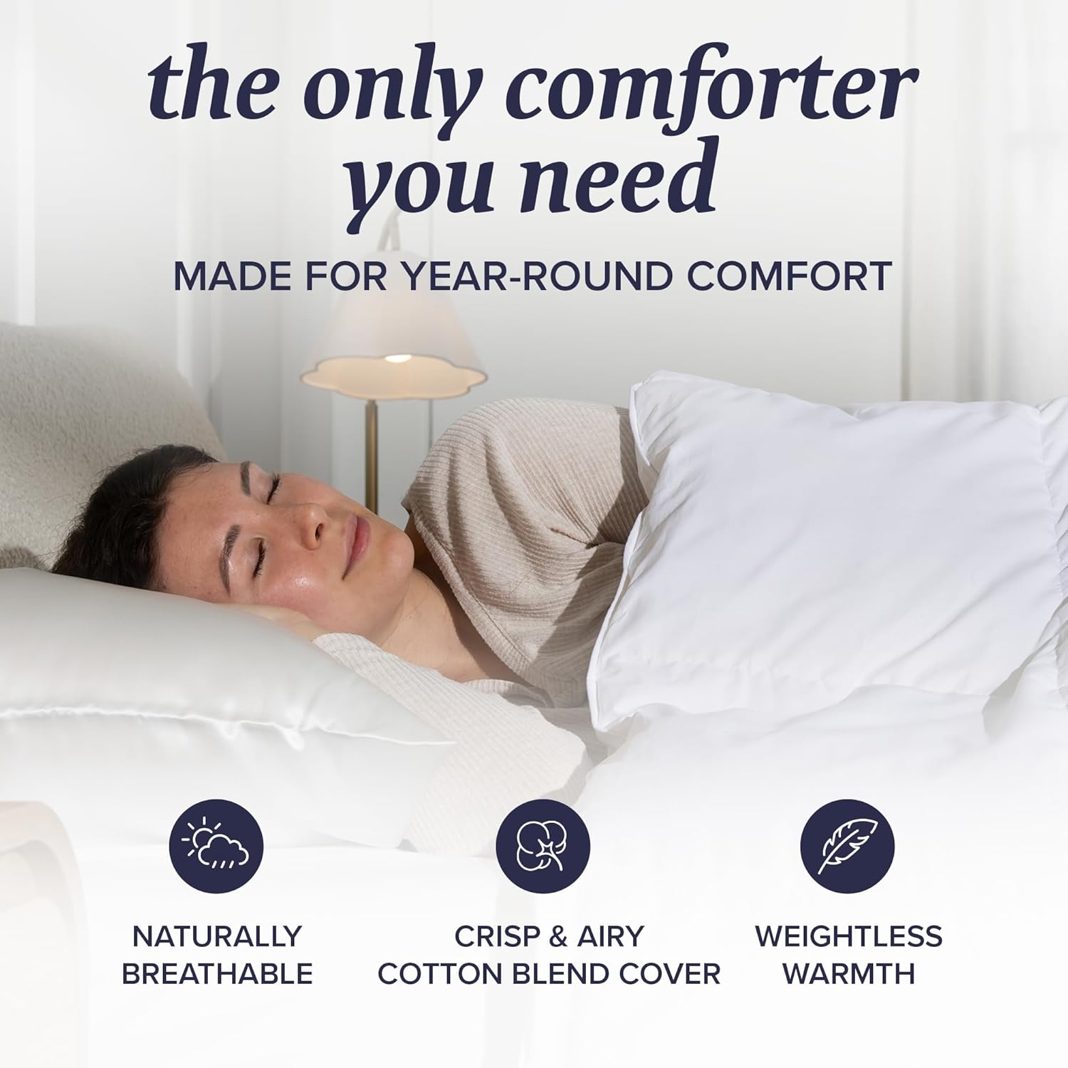 Feather Down Baffle Box Comforter