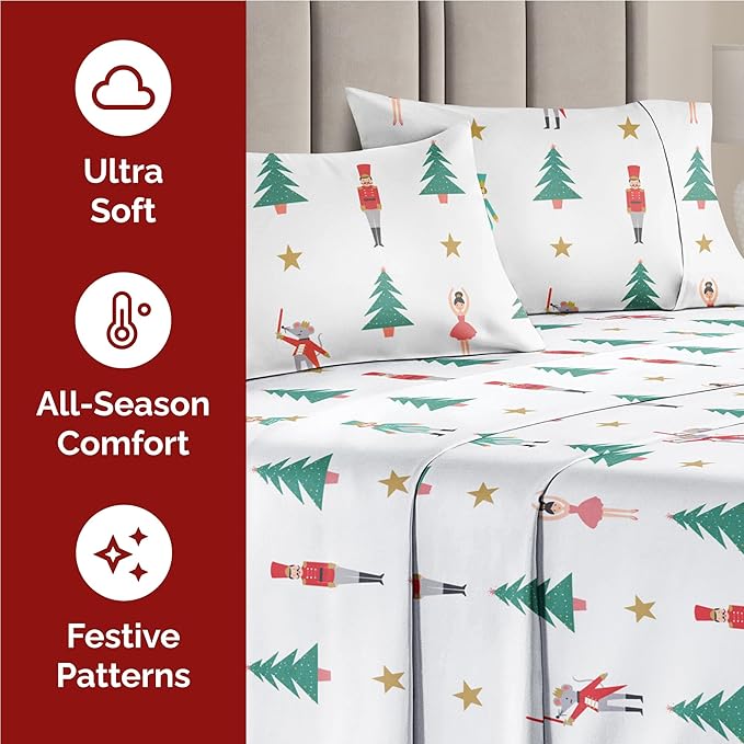 4 Piece Christmas Sheet Set
