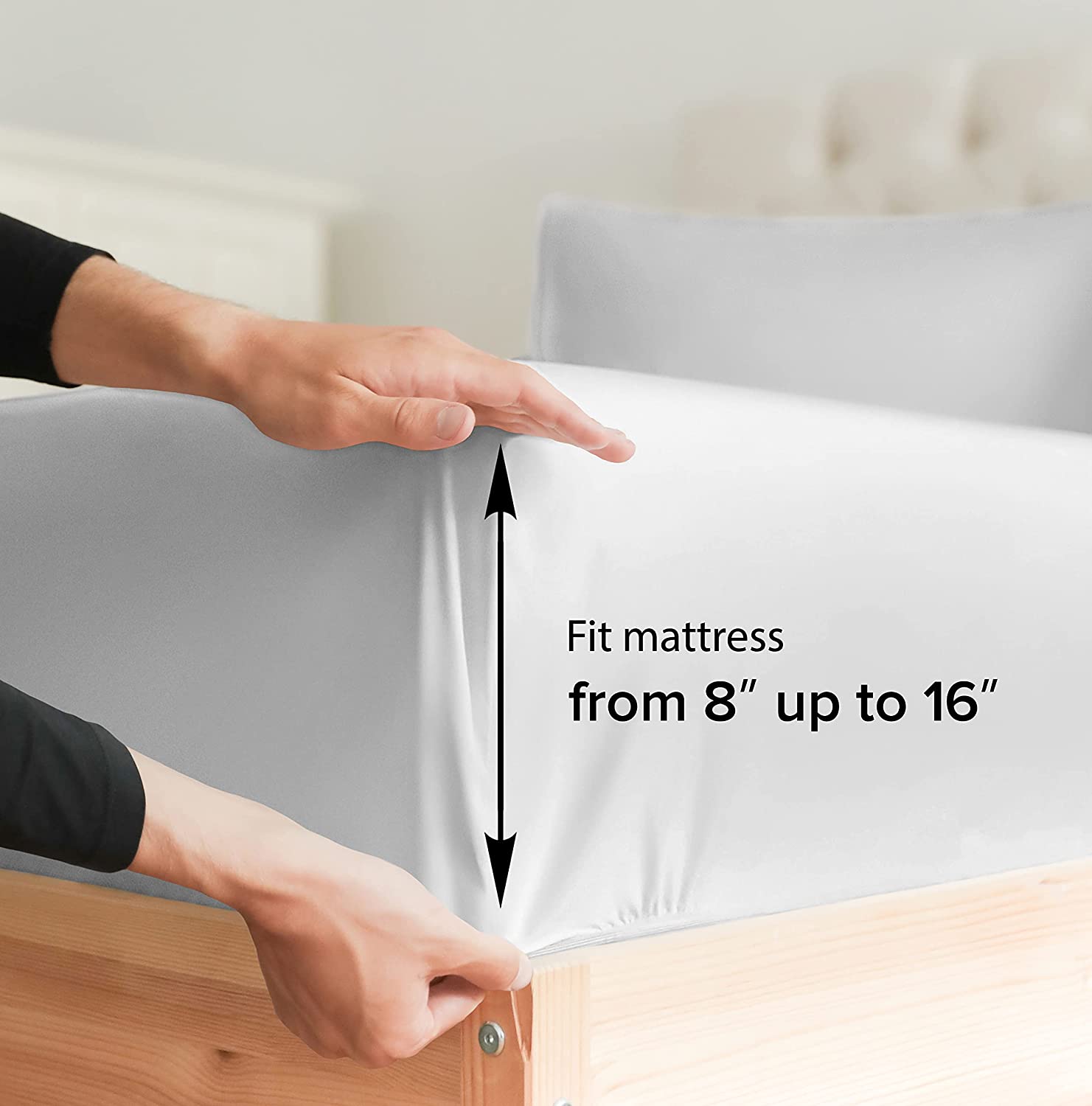 Cotton 400 Thread Count 4 Piece Sheet Set