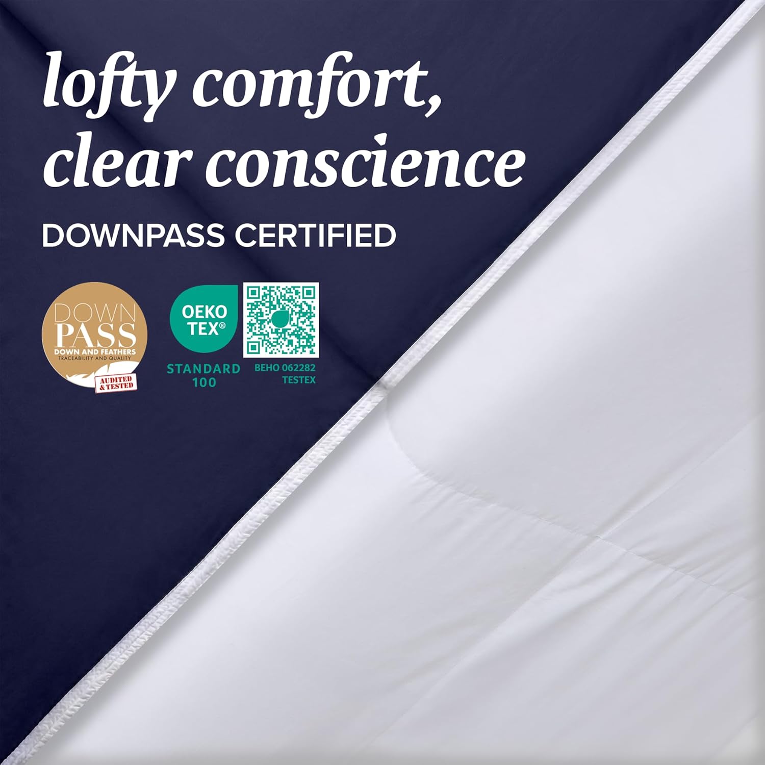 Feather Down Baffle Box Comforter