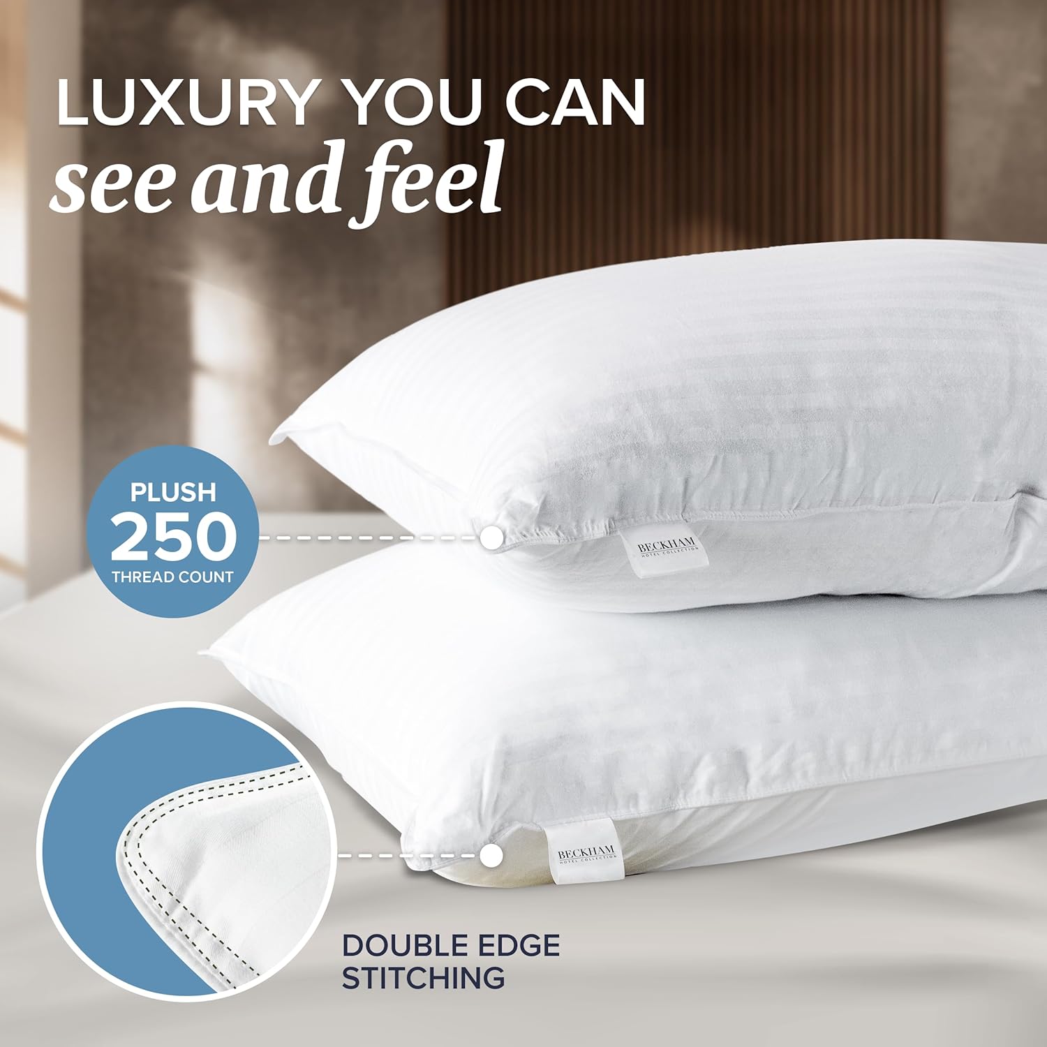 Adjustable Memory Foam Pillow Set of 2