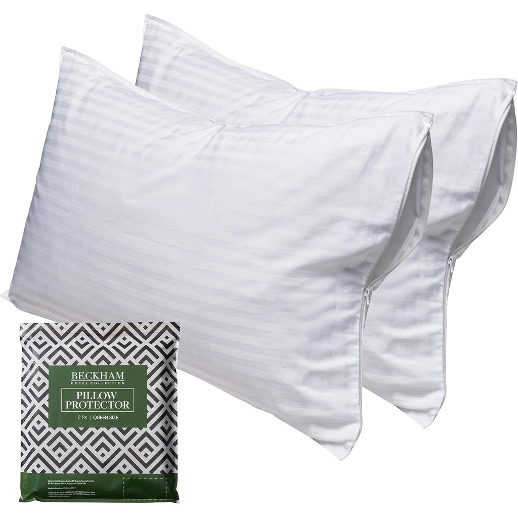 Pillow Protector With Zipper Closure