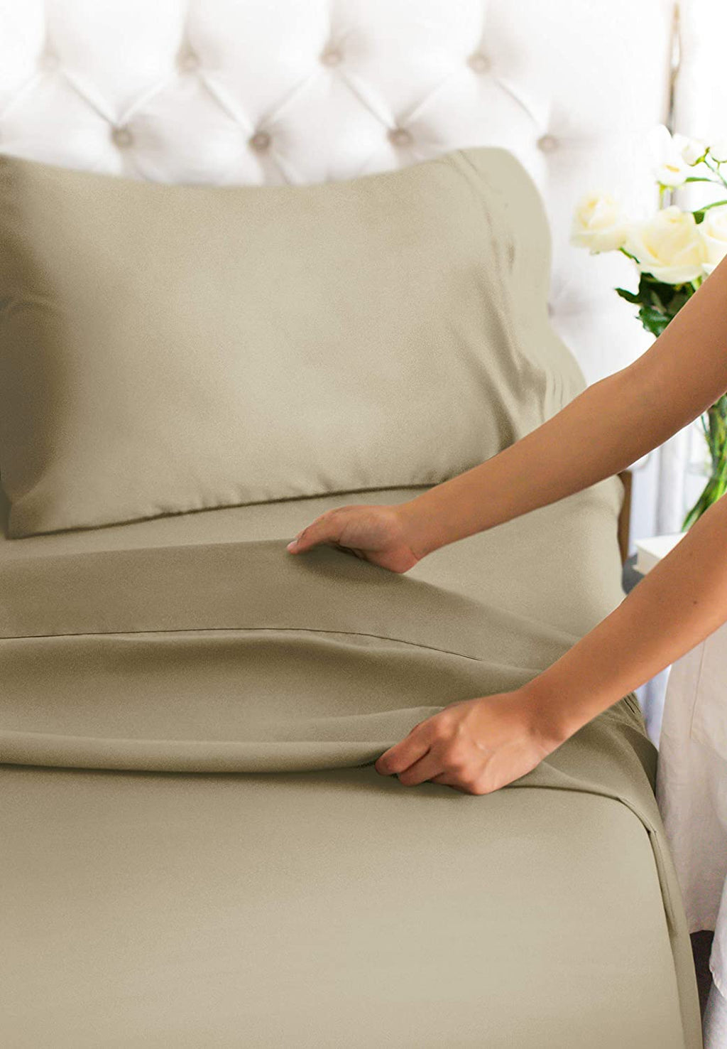 Cotton 400 Thread Count 4 Piece Sheet Set