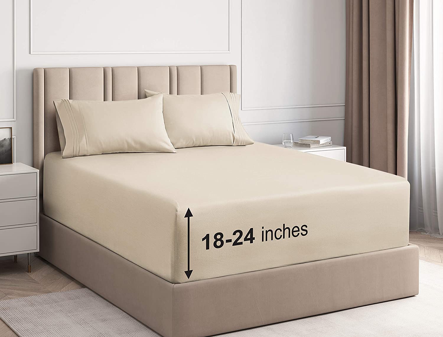 6 Piece Deep Pocket Sheet Set