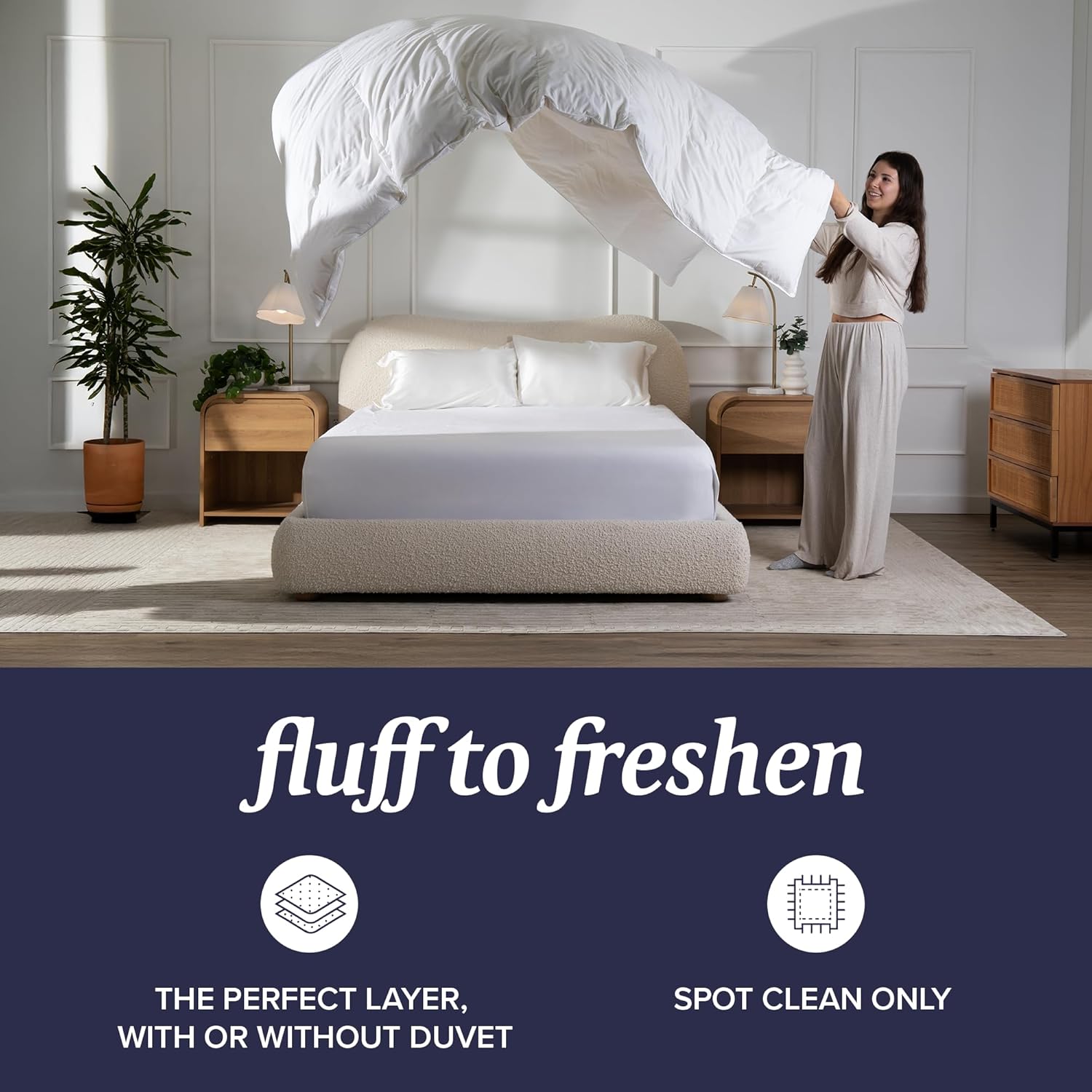 Feather Down Baffle Box Comforter