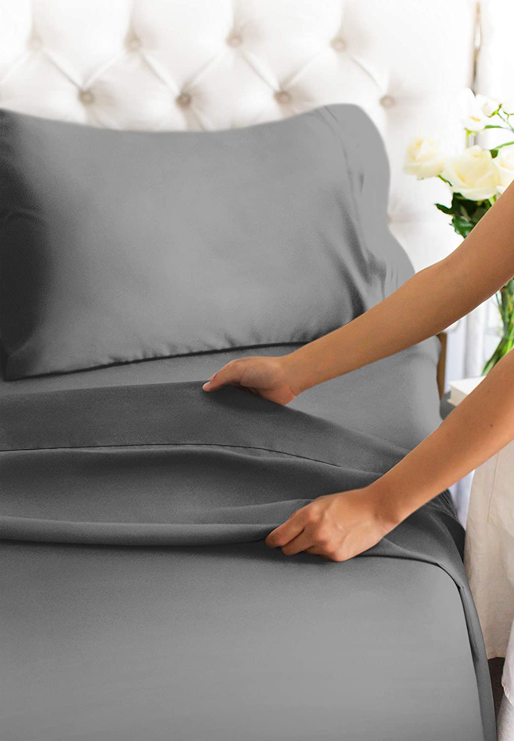 Cotton 400 Thread Count 4 Piece Sheet Set