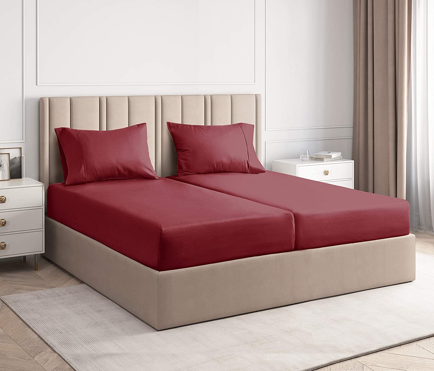 Cotton 400 Thread Count 4 Piece Sheet Set