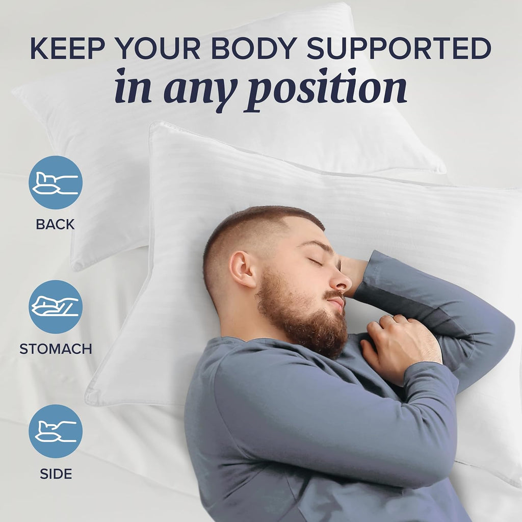 Adjustable Memory Foam Pillow Set of 2