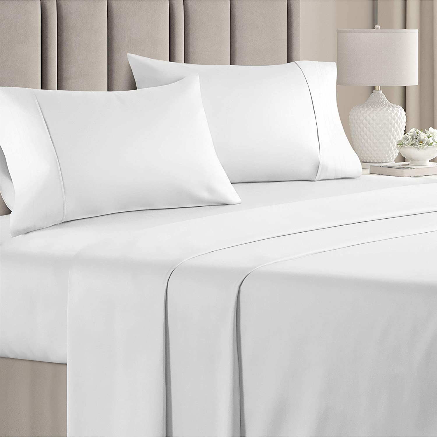 Cotton 1000 Thread Count 4 Piece Sheet Set