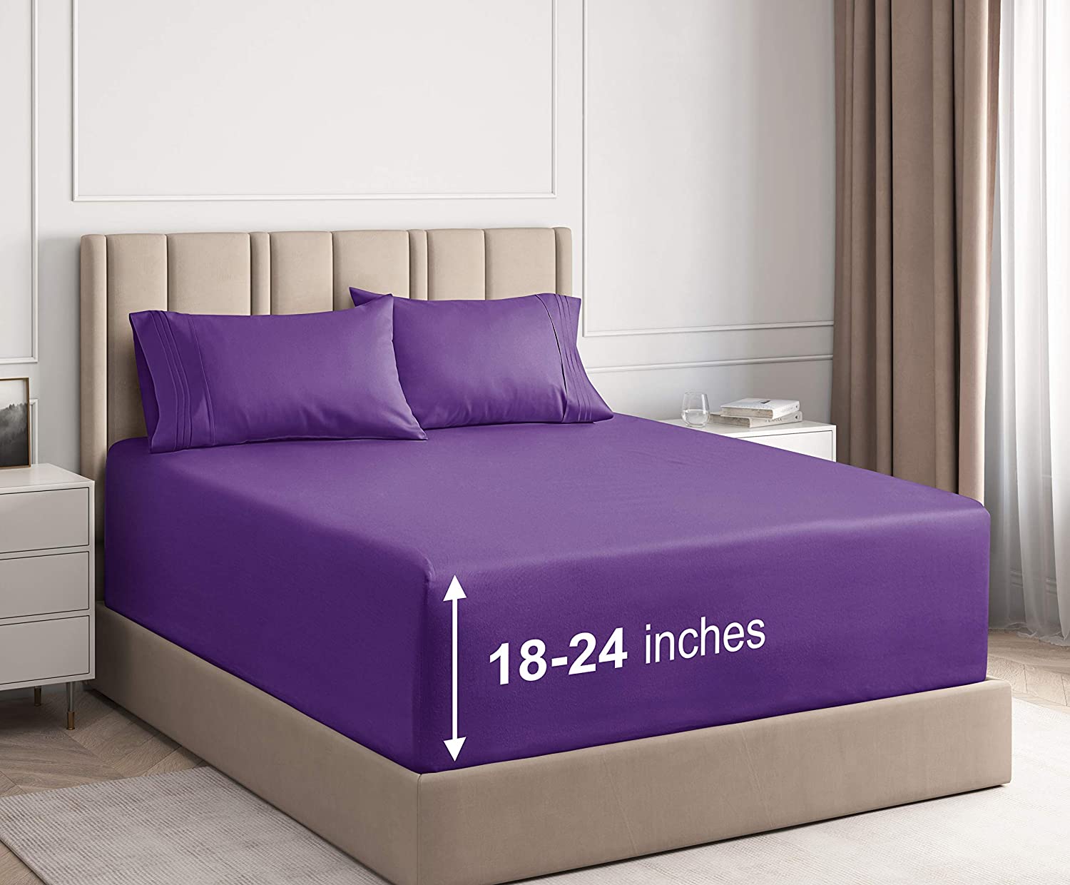 6 Piece Deep Pocket Sheet Set