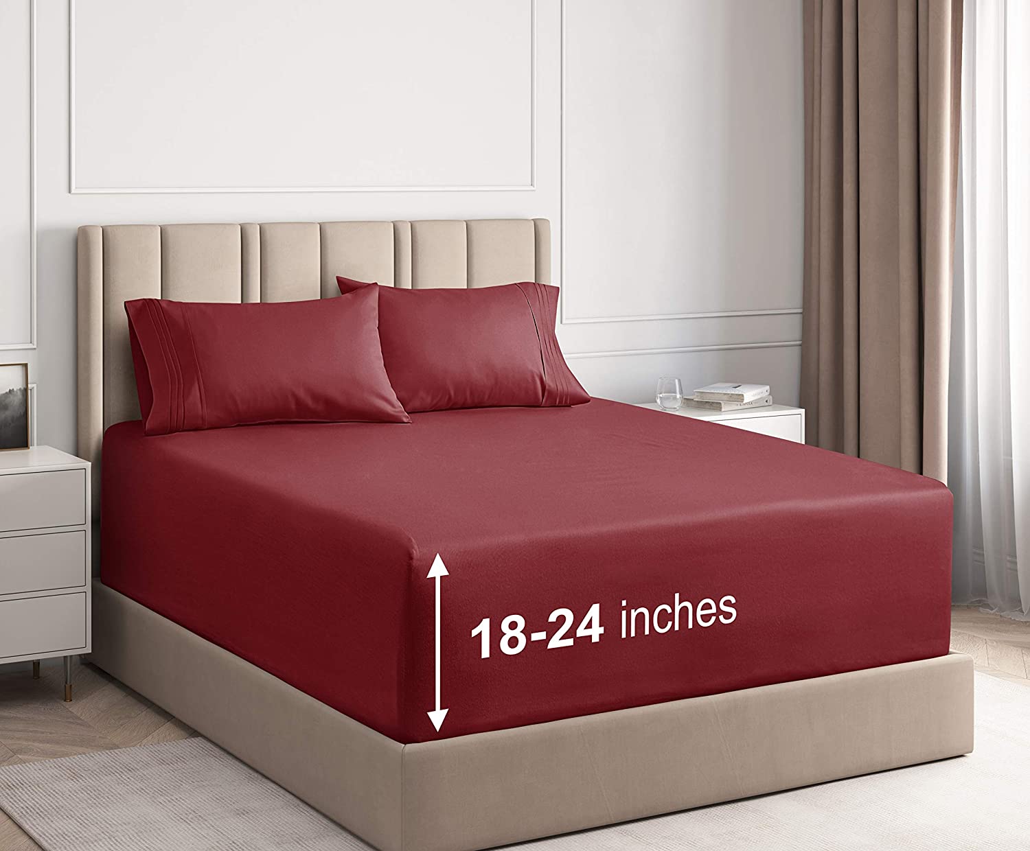 6 Piece Deep Pocket Sheet Set