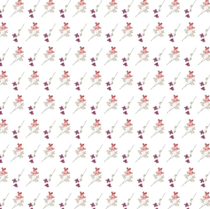 4 Piece Floral Sheet Set