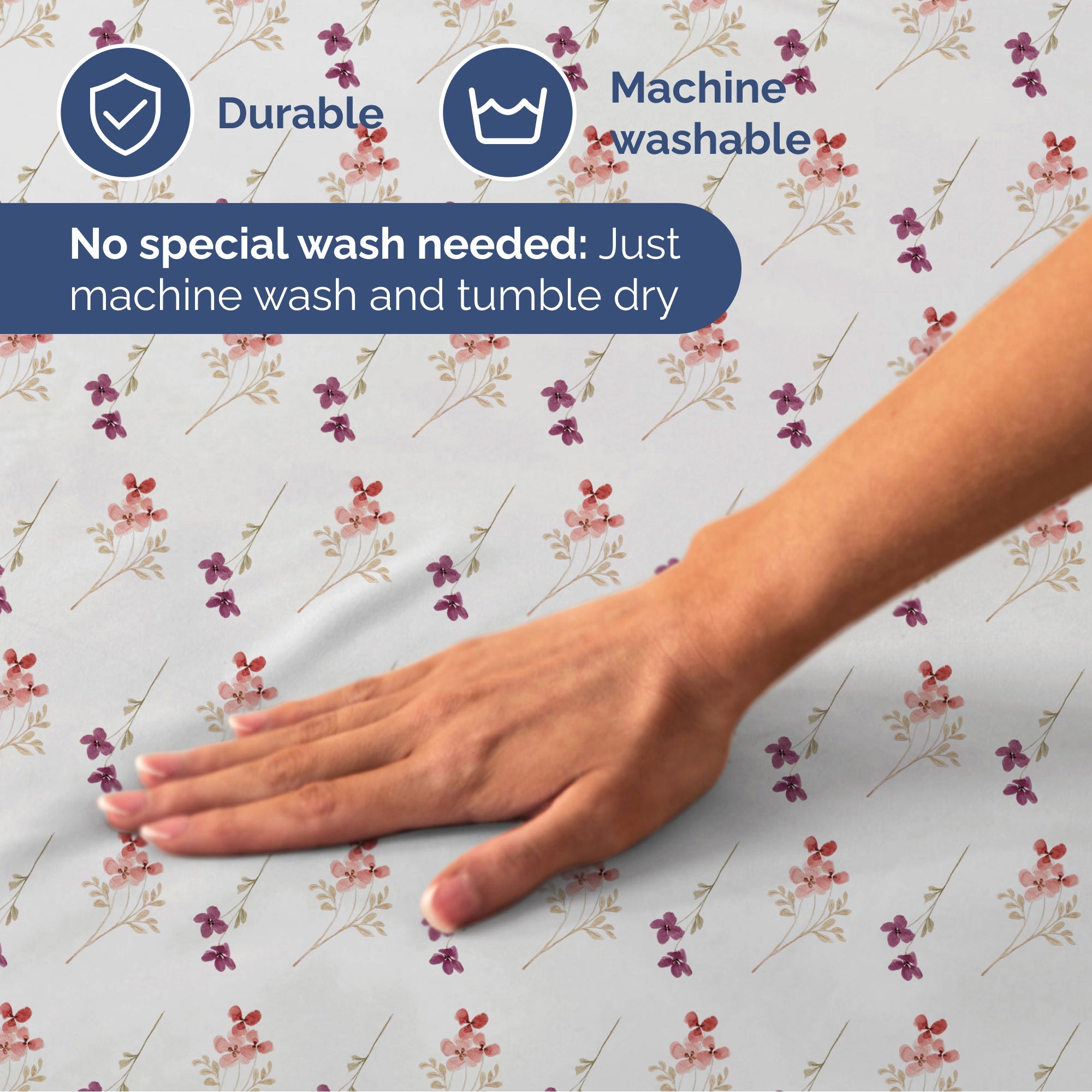 4 Piece Floral Sheet Set