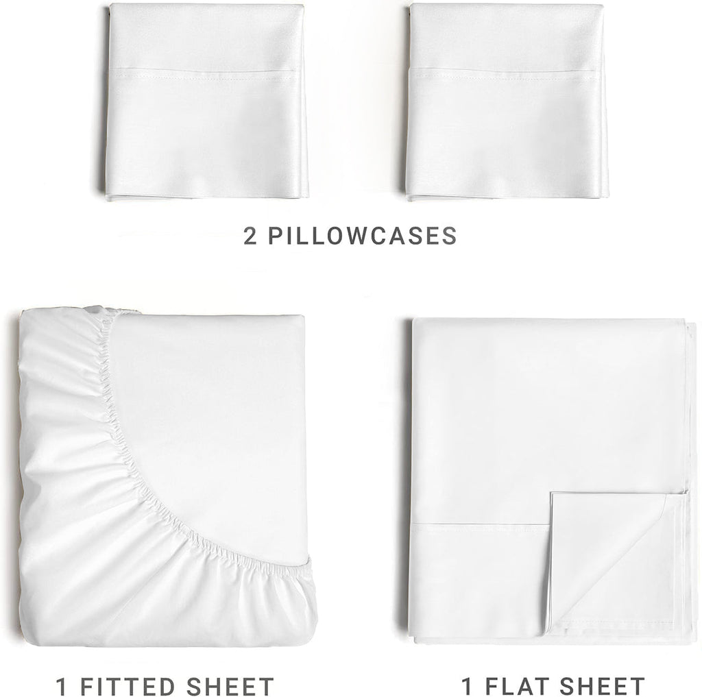 Cotton 1000 Thread Count 4 Piece Sheet Set
