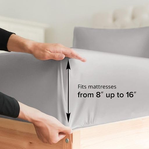Cotton 1000 Thread Count 4 Piece Sheet Set