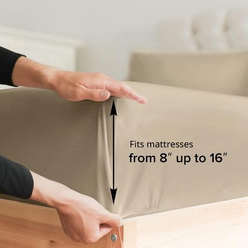 Cotton 1000 Thread Count 4 Piece Sheet Set
