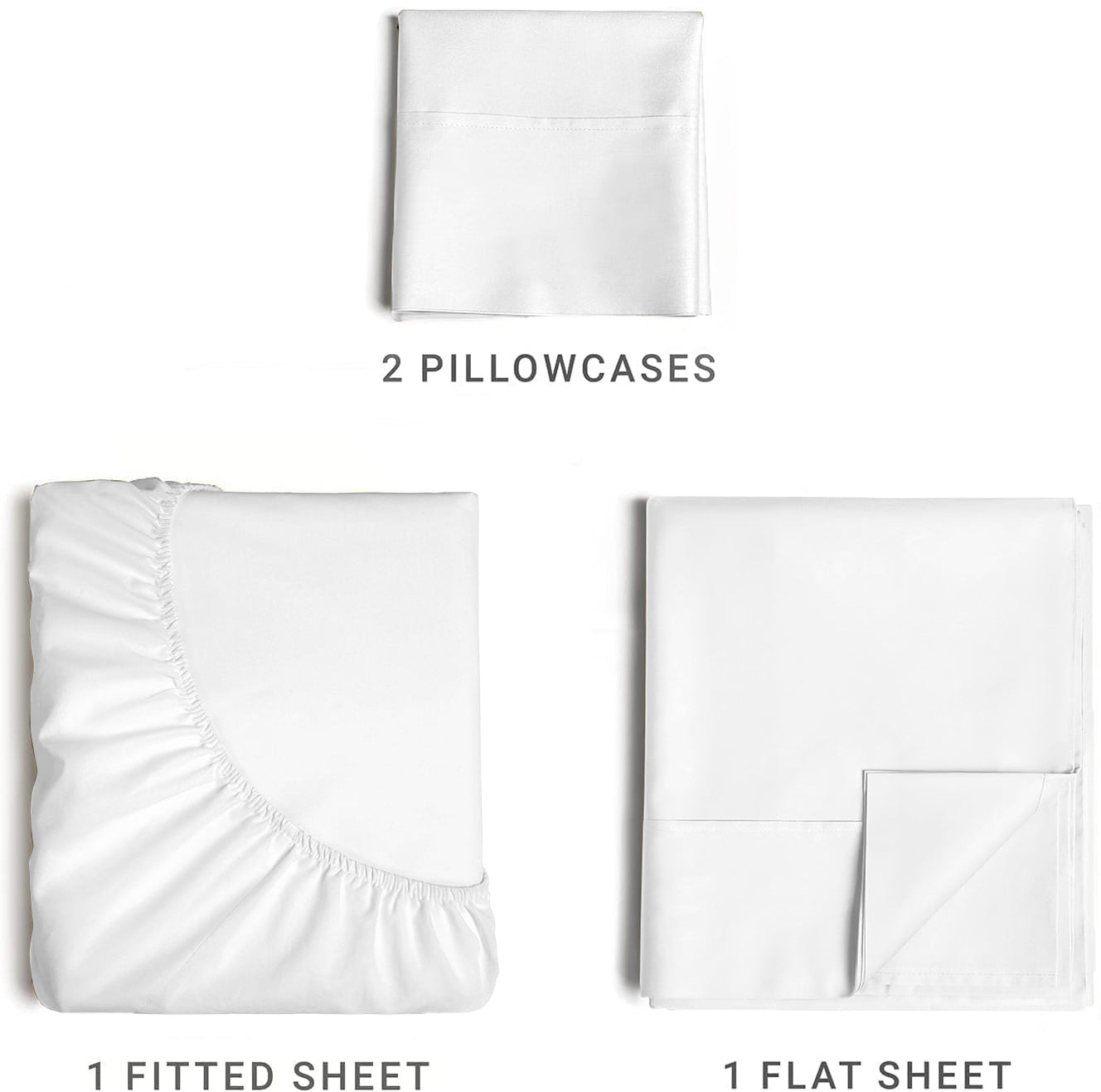 Cotton 1000 Thread Count 4 Piece Sheet Set